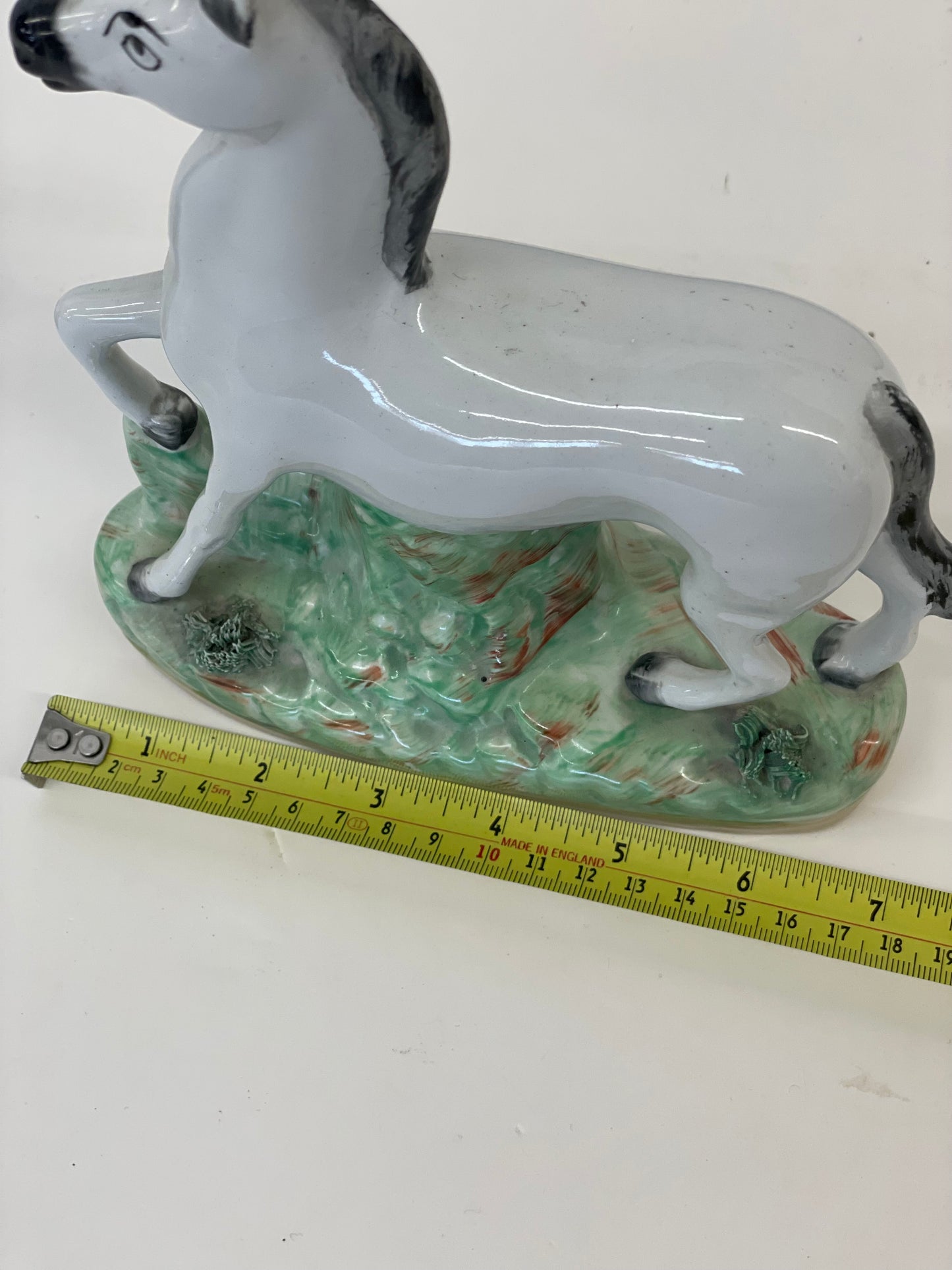 Vintage  Staffordshire Horses / Pair / 19th Century Rare