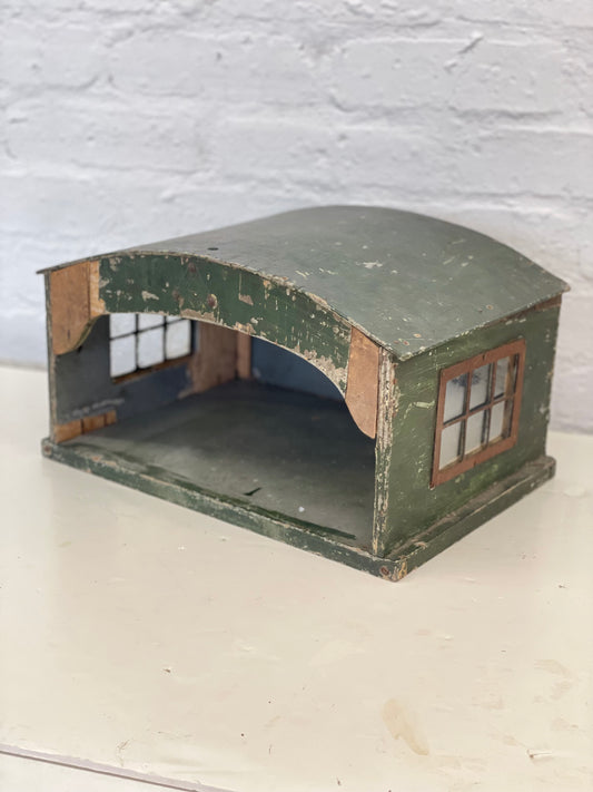 Rare Vintage Triang Aircraft Hanger / Lines Bros / Wooden / Early